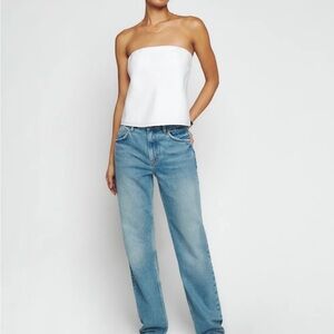 Reformation Mollie Linen Top Size S NWT